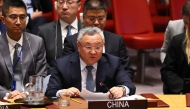 Photo used for representational purposes. Fu Cong, China's permanent representative to the UN, speaks during a UN Security Council meeting on threats to international peace and security at the United Nations Headquarters on June 13, 2025 in New York City. Photo by Michael M. Santiago / GETTY IMAGES NORTH AMERICA / Getty Images via AFP.
