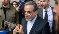 Iran's Foreign Minister Abbas Araghchi leaves after a meeting on Tehran's nuclear programme in Geneva on June 20, 2025. (Photo by Fabrice Coffrini / AFP)
