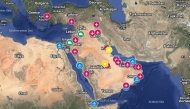 US bases in MiddleEast. Screengrab from americansecurityproject.org
