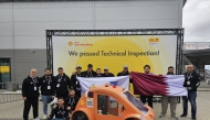 UDST students at the competition, held in Poland.