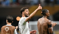 Manchester City's Portuguese midfielder #20 Bernardo Silva celebrates at the end of the FIFA Club World Cup 2025 Group G football match between England's Manchester City and UAE's Al Ain FC at the Mercedes-Benz stadium in Atlanta on June 22, 2025. Photo by CHANDAN KHANNA / AFP.