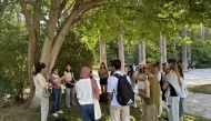 The students partaking in an activity during the programme.