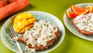 Chicken Salad Tartines. Rey Lopez; food styling by Lisa Cherkasky/Both for The Washington Post
 