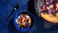 Baked fruit desserts are typically flexible about using what fruits are available or in season. (Photo by Stacy Zarin Goldberg/For The Washington Post)