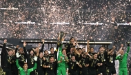 Mexico’s players celebrate their victory.
