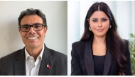 Ahmad El Dandachi (left) and Lana Khalaf