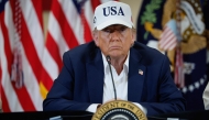 President Donald Trump participates in a round table event at the Hill Country Youth Event Center to discuss last week's flash flooding on July 11, 2025 in Kerrville, Texas. (Photo by CHIP SOMODEVILLA / GETTY IMAGES NORTH AMERICA / Getty Images via AFP)
