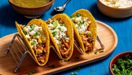 Crunchy Tacos With Spicy Tofu. Credit: Scott Suchman/For The Washington Post