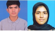 From left: Arzanish Ahmad, and Minahal Naeem.