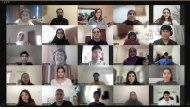 Participants during the week-long virtual event.