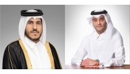 Chairman of the Board of AlRayan Bank HE Sheikh Mohammed bin Hamad bin Qassim Al-Thani (left) and Acting Group Chief Executive Officer of AlRayan Bank Omar Abdulrazaq Al Emadi