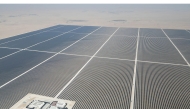 A view of Al Kharsaah Solar PV Power Plant.