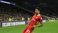 Liverpool's Colombian midfielder #07 Luis Diaz celebrates after scoring their sixth goal during the English Premier League football match between Tottenham Hotspur and Liverpool at the Tottenham Hotspur Stadium in London, on December 22, 2024. Photo by Glyn KIRK / AFP