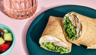 Chicken wraps with honeydew and goat Cheese. (Photo by Justin Tsucalas/The Washington Post)