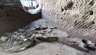 This handout photograph taken and released by the Pompeii Archaeological Park on August 6, 2025, shows new discoveries at Pompeii, where archaeologists have uncovered new evidence indicating the reoccupation of Pompeii following the eruption of Mount Vesuvius in 79 AD, which left the city in ruins. Photo by Handout / POMPEII ARCHAEOLOGICAL PARK / AFP