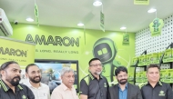 Officials during the inauguration of AMARON Pitstop.