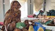 Cholera infected patients receive treatment in the cholera isolation centre at the refugee camps of western Sudan, in Tawila city in Darfur, on August 14, 2025. Photo by AFP.
