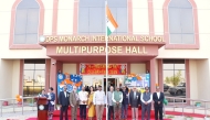 DPS Monarch International School officials hoist the national flag to mark India’s 79th Independence Day. 