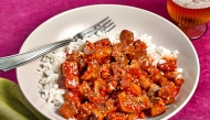 Gochujang Eggplant Stir-Fry. (Photo by Peggy Cormary/The Washington Post)