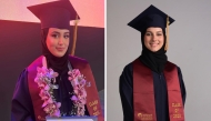 Al Mayasa Al Wadaani (left) and Hana Ali Al Khater 