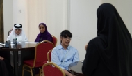 Participants during the awareness workshop.