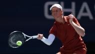 Jannik Sinner of Italy plays a forehand against Denis Shapovalov of Canada on August 30, 2025. Clive Brunskill/Getty Images/AFP