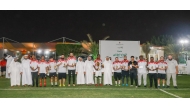 Minister of Awqaf and Islamic Affairs H E Ghanem bin Shaheen bin Ghanem Al Ghanim and Undersecretary of the Ministry H E Dr. Sheikh Khalid bin Mohammed bin Ghanem Al Thani honouring the players.