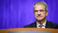CEO Laurent Freixe attends a general shareholders meeting of Swiss food giant Nestle in Ecublens, near Lausanne, on April 16, 2025. (Photo by Gabriel Monnet / AFP)
