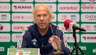 Qatar U-23 coach Ilidio Vale speaks during the pre-match press conference, yesterday.