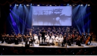 A file picture of a performance by Qatar Philharmonic Orchestra.