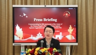 Wang Ying, the Chargé d’Affaires of the Embassy of China in Qatar.
