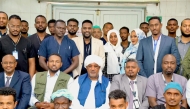 Members of the Sudanese Doctors Association in a group photograph.