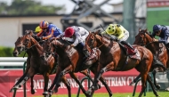 Mickael Barzalona guided Al Shaqab Racing-owned Sahlan to victory.