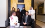 VP Transaction Banking at QNB KSA, Hashim Alawi Alhussain and CEO of Sanad Pay, Maher Mahdi Al-Shahin with senior representatives during the event.