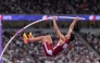 Qatar’s Seif Mohamed competes in the men's pole vault qualifying round.