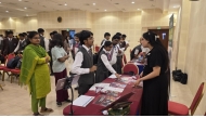 Participants during the fair. 