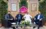 FROM LEFT: Molhem Brejgawi, Dr. Mustafa Osman, Abdullah Al-Athba, and Hossam Shaker during the event at QPC.