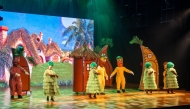 Children during the performance.