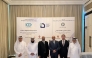 QC Board Members Dr. Mohammed bin Jawhar Al-Mohammad, Abdul Rahman bin Abdul Jalil Al Abdul Ghani, and Abdullah bin Mohammed Al-Emadi with other officials.
