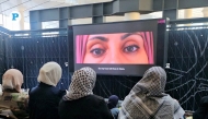 Screening of Mo’men Ghanim’s film 'Gaza’s Patient Heart' at the Qatar National Library recently. Pic: Marivie Alabanza / The Peninsula 