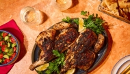 Grilled Chicken With Sumac and Black Lime. Lauren Bulbin/The Washington Post