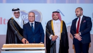 Minister of Communications and Information Technology H E Mohammed bin Ali bin Mohammed Al-Mannai; Ambassador of Malta to Qatar H E Simon Pullicino; Director of the Protocol Department at MoFA, H E Ambassador Ibrahim Fakhro; and European Union Ambassador to Qatar and Kuwait, H E Cristian Tudor attending the event.
