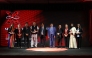 Officials with speakers during the event.