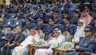 Minister of State for Internal Affairs H E Sheikh Abdulaziz bin Faisal bin Mohammed Al-Thani along with senior officials attending the seminar.