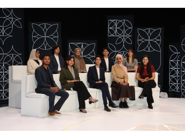 Participants at the town hall by Doha Debates.