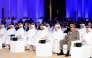 Minister of Communications and Information Technology, H E Mohammed bin Ali Al Mannai; Minister of Municipality, H E Abdullah bin Hamad bin Abdullah Al Attiyah; NCSA President, Eng. Abdulrahman bin Ali Al Farahid Al Malki; and other officials and delegates at the opening session of the conference. 