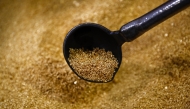Gold casting grain. (Photo by Stefan Wermuth/Bloomberg)