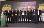 Representatives of Qatar Rail’s senior management team during the Global Light Rail Awards ceremony.
