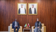 Minister of Education and Higher Education H E Lolwah bint Rashid bin Mohammed Al Khater meeting Minister of National Education and Vocational Training of Djibouti H E Moustapha Mohamed Mahamoud.
