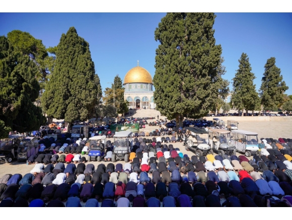 Friday prayers at Al Aqsa mosque. Representational file photo.